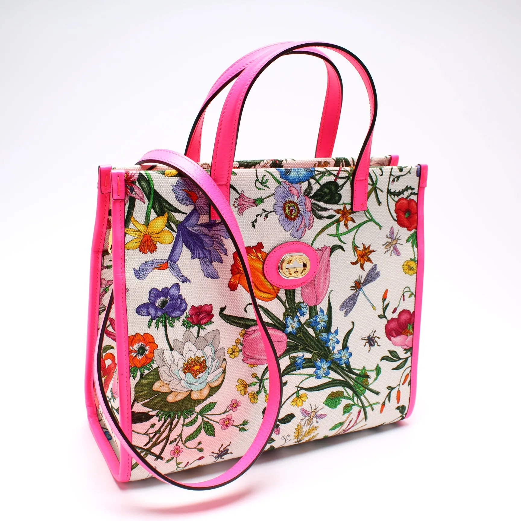 550141 Canvas Flora Tote Medium