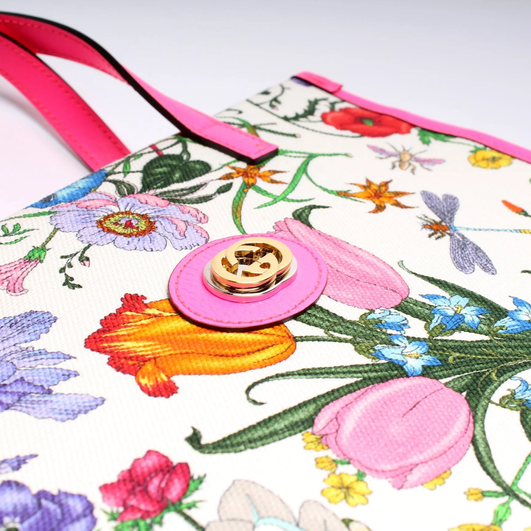 550141 Canvas Flora Tote Medium