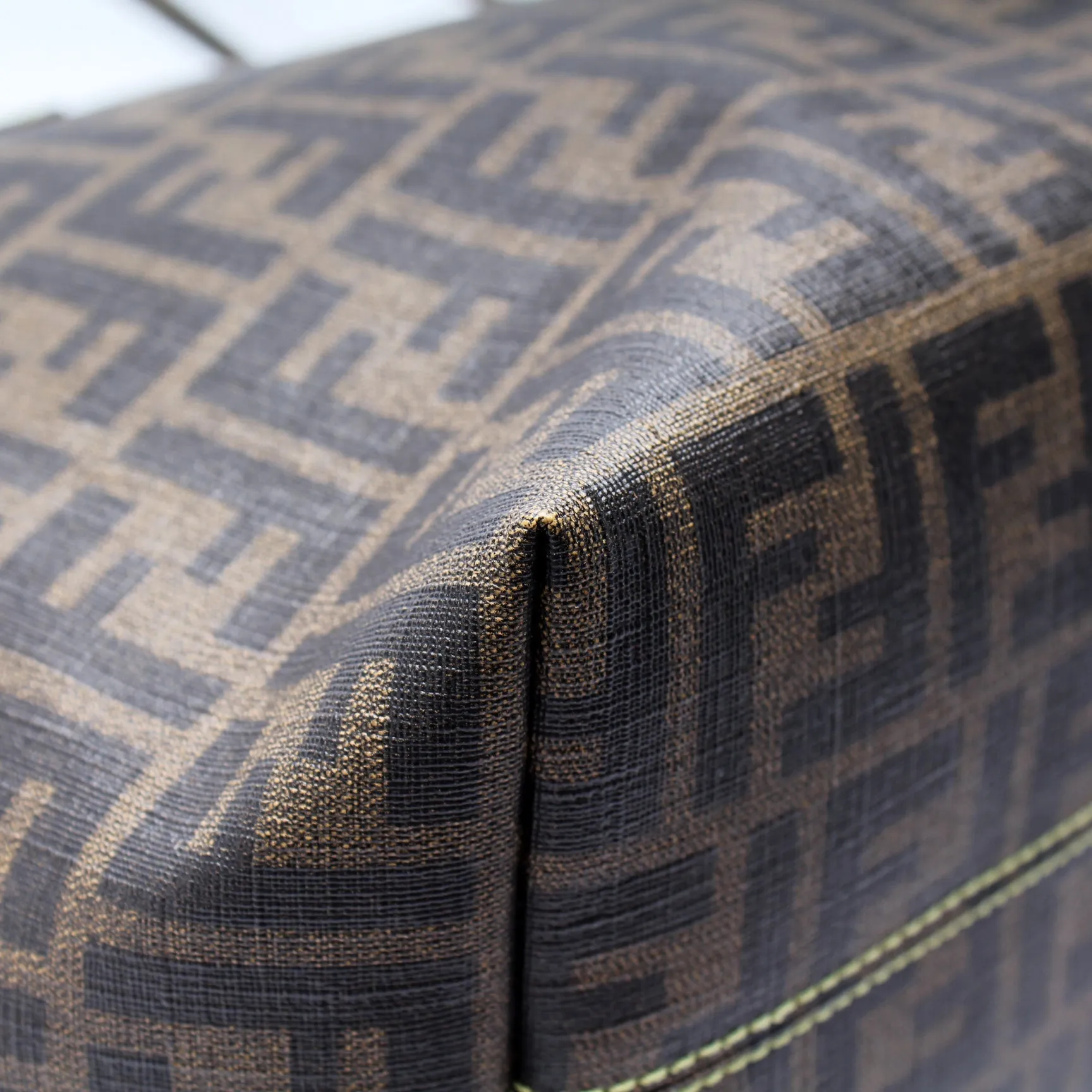 8BH185 Coated Zip Tote