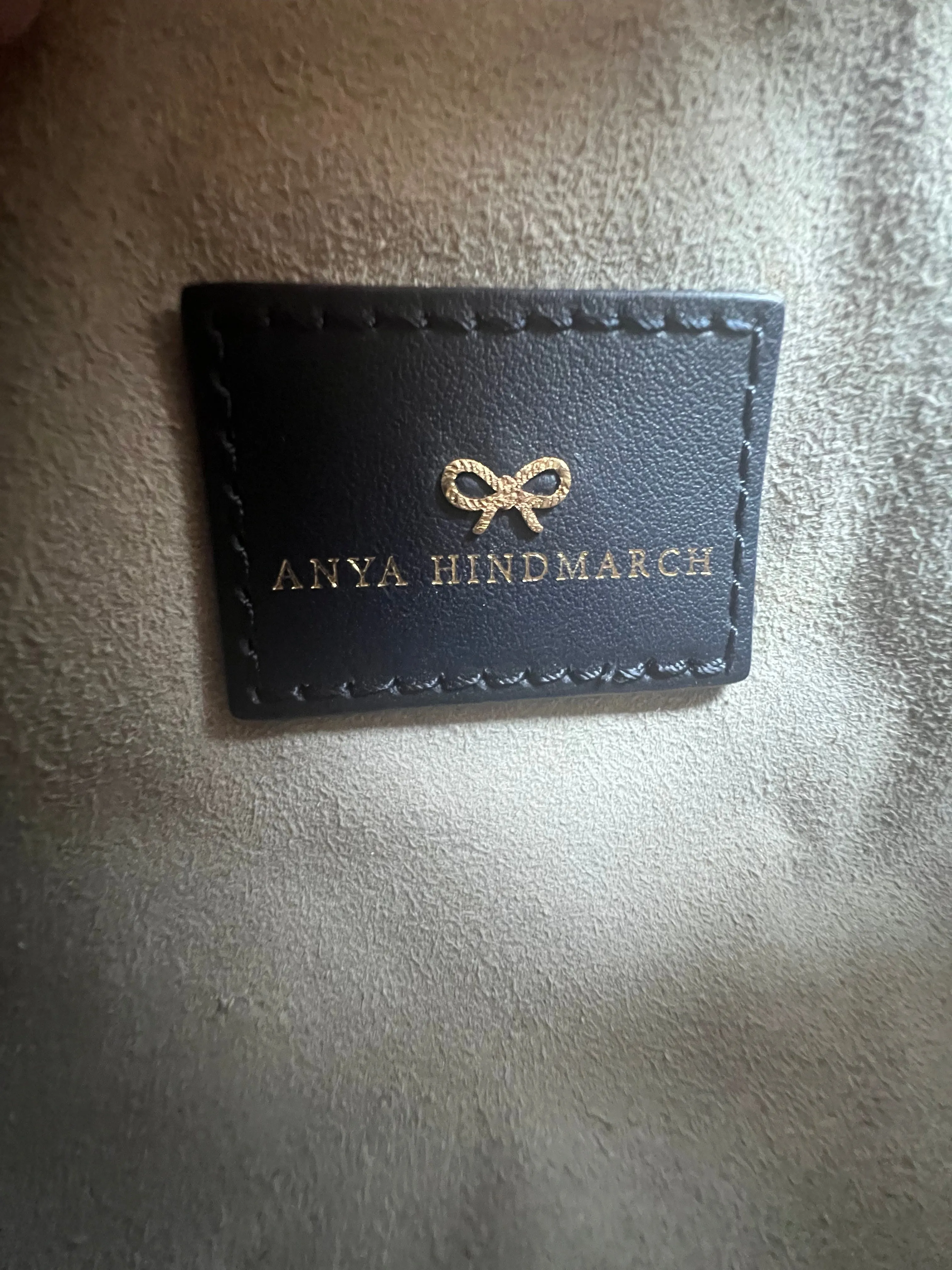 Anya Hindmarch Marshmallow Twist Metallic Bag