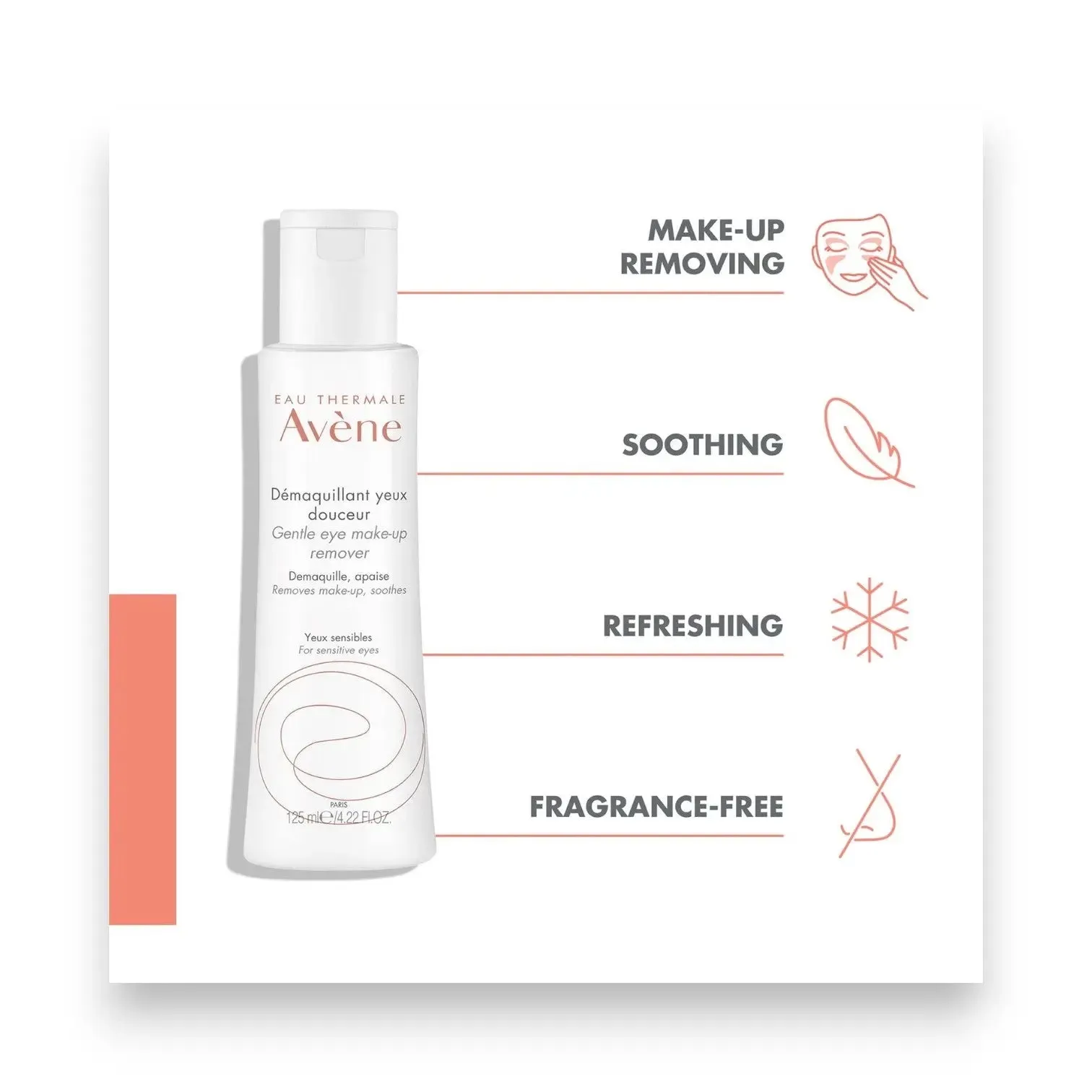 Avene Gentle Eye Make-Up Remover 125ml