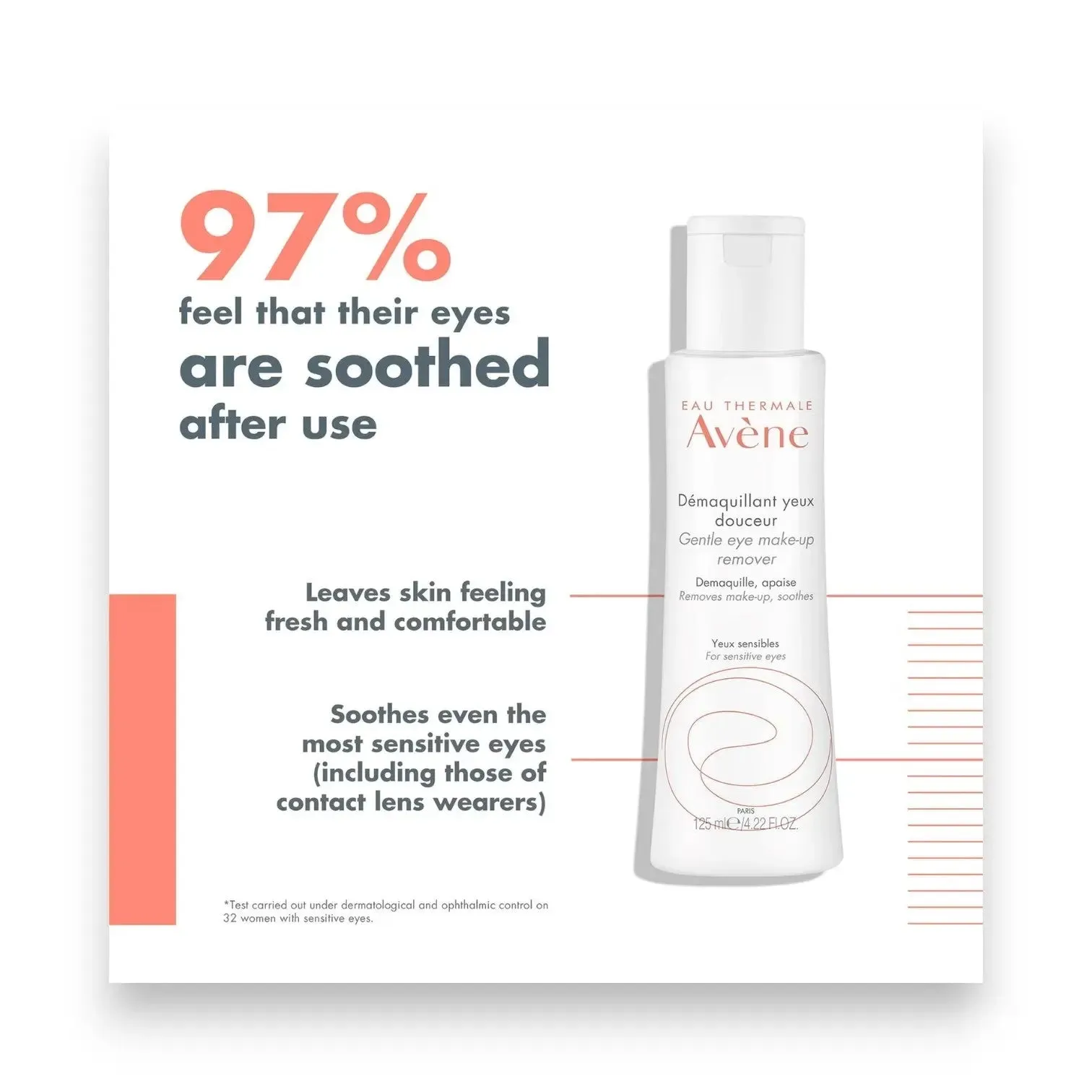 Avene Gentle Eye Make-Up Remover 125ml