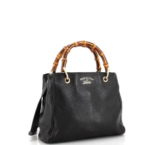 Bamboo Shopper Tote Leather Small