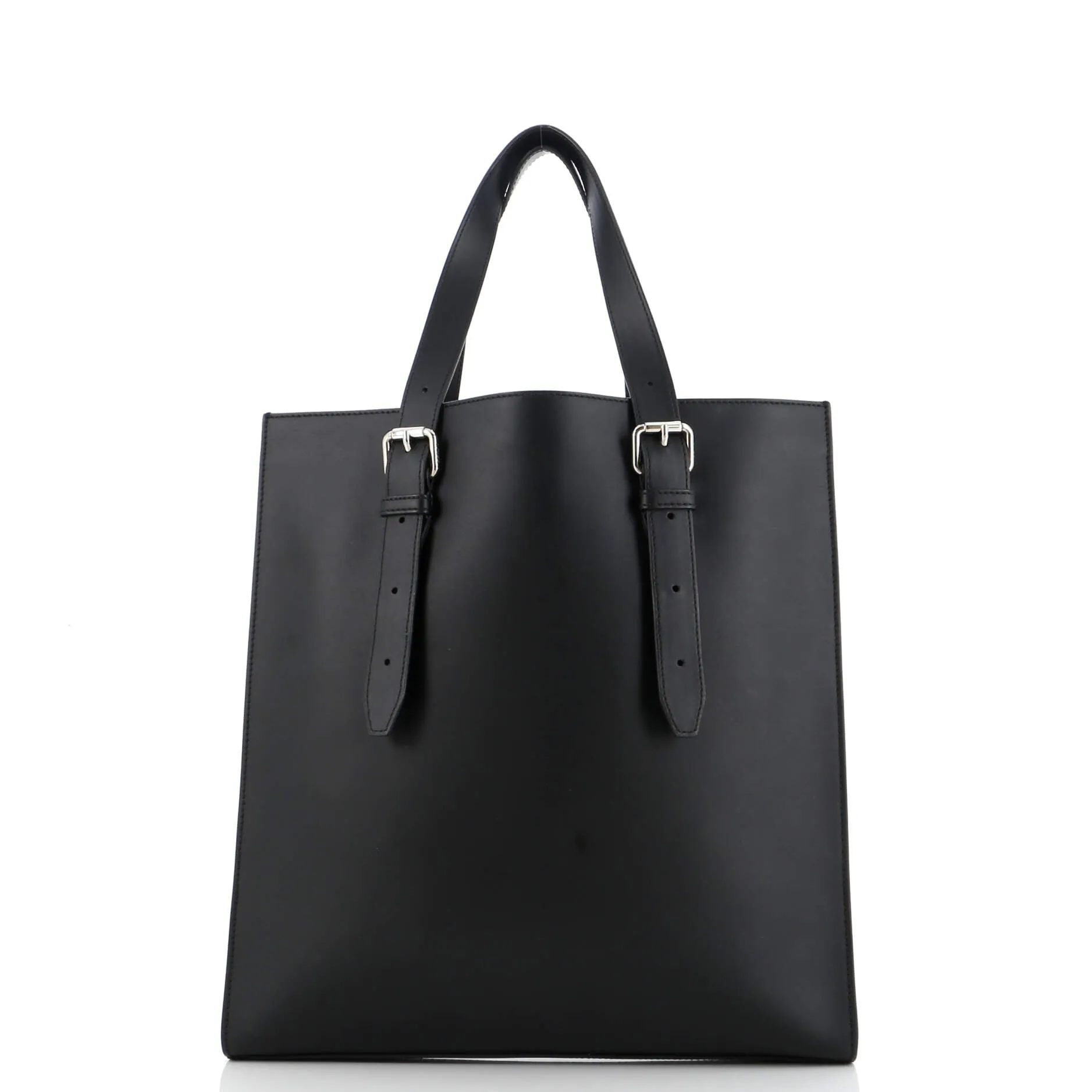 Belted Shopper Tote Leather Tall