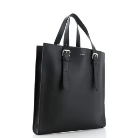 Belted Shopper Tote Leather Tall