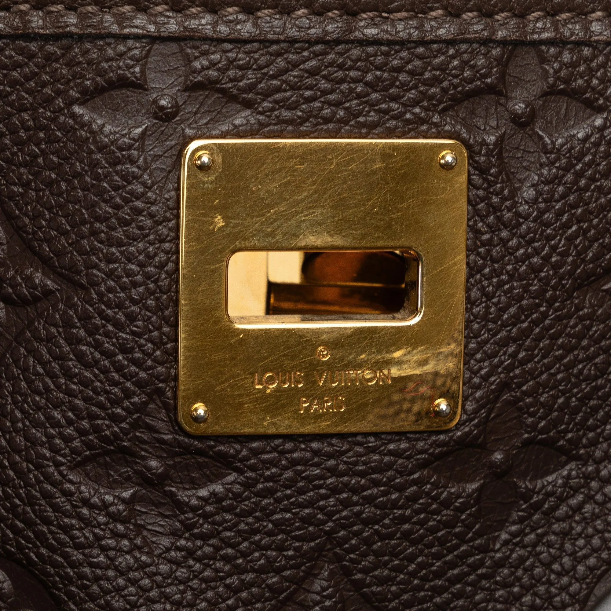 Brown Louis Vuitton Monogram Empreinte Citadine PM Tote Bag