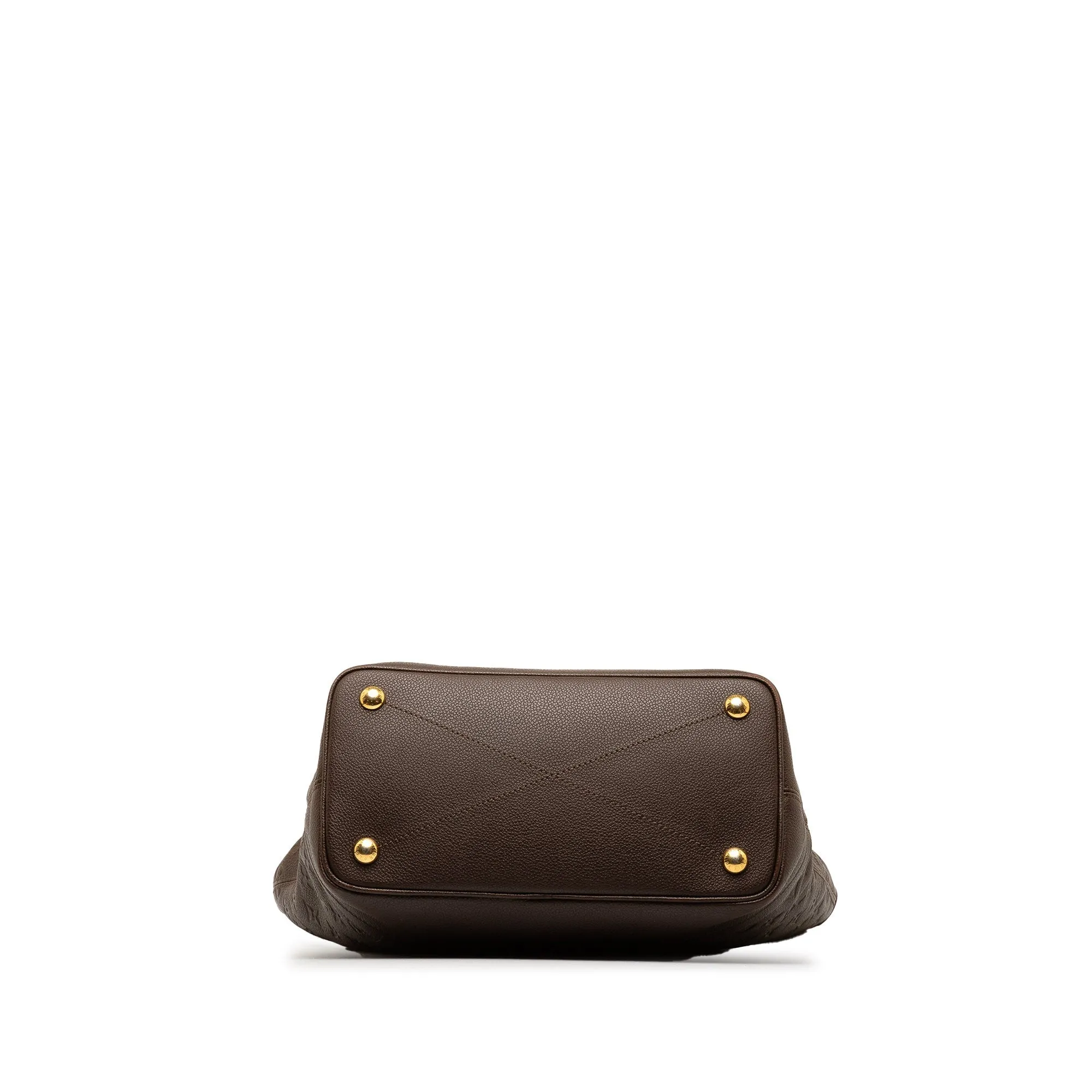 Brown Louis Vuitton Monogram Empreinte Citadine PM Tote Bag
