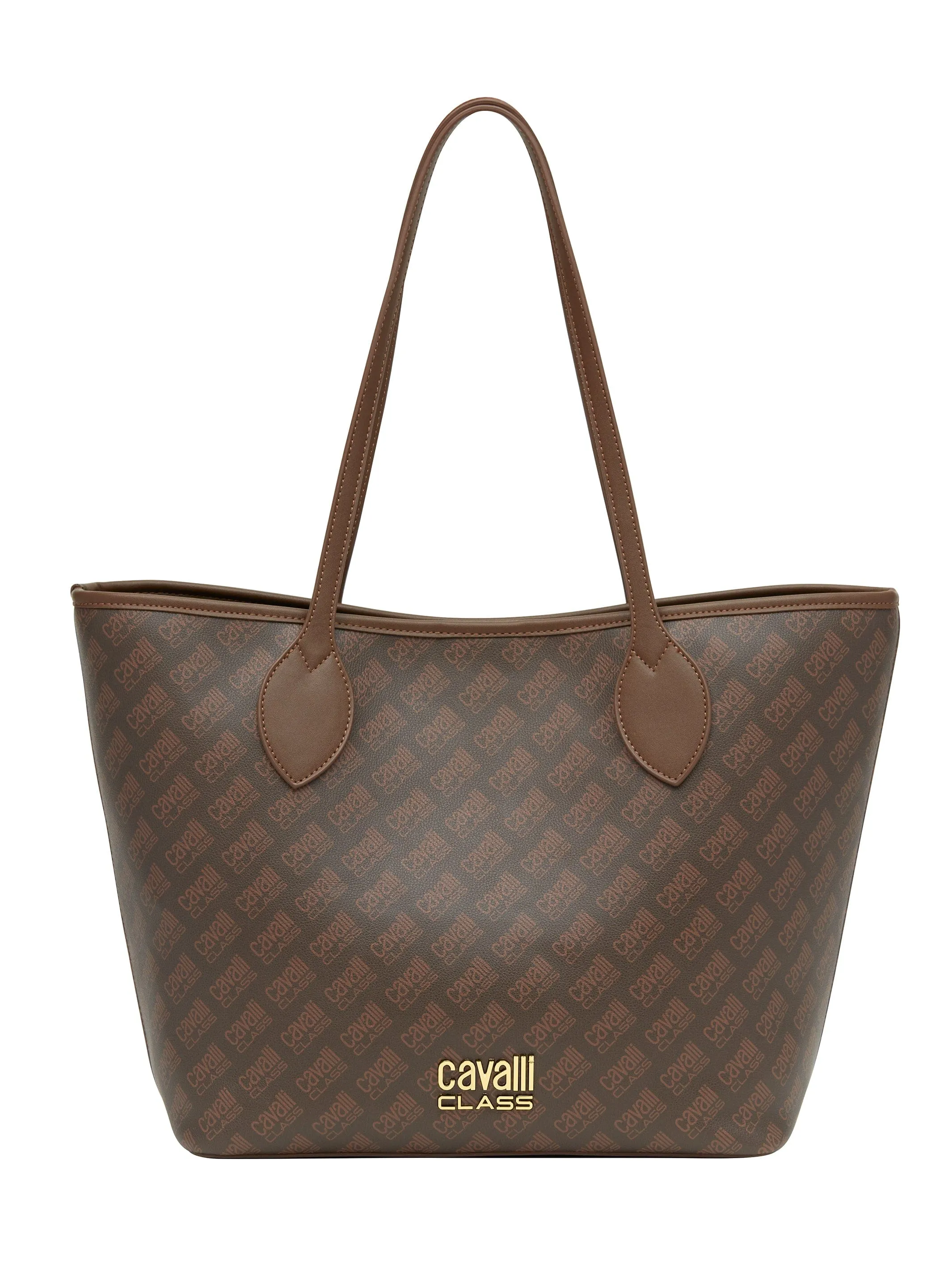 Cavalli Class RAVENNA Brown Everyday Soft Large Shopper Tote Bag