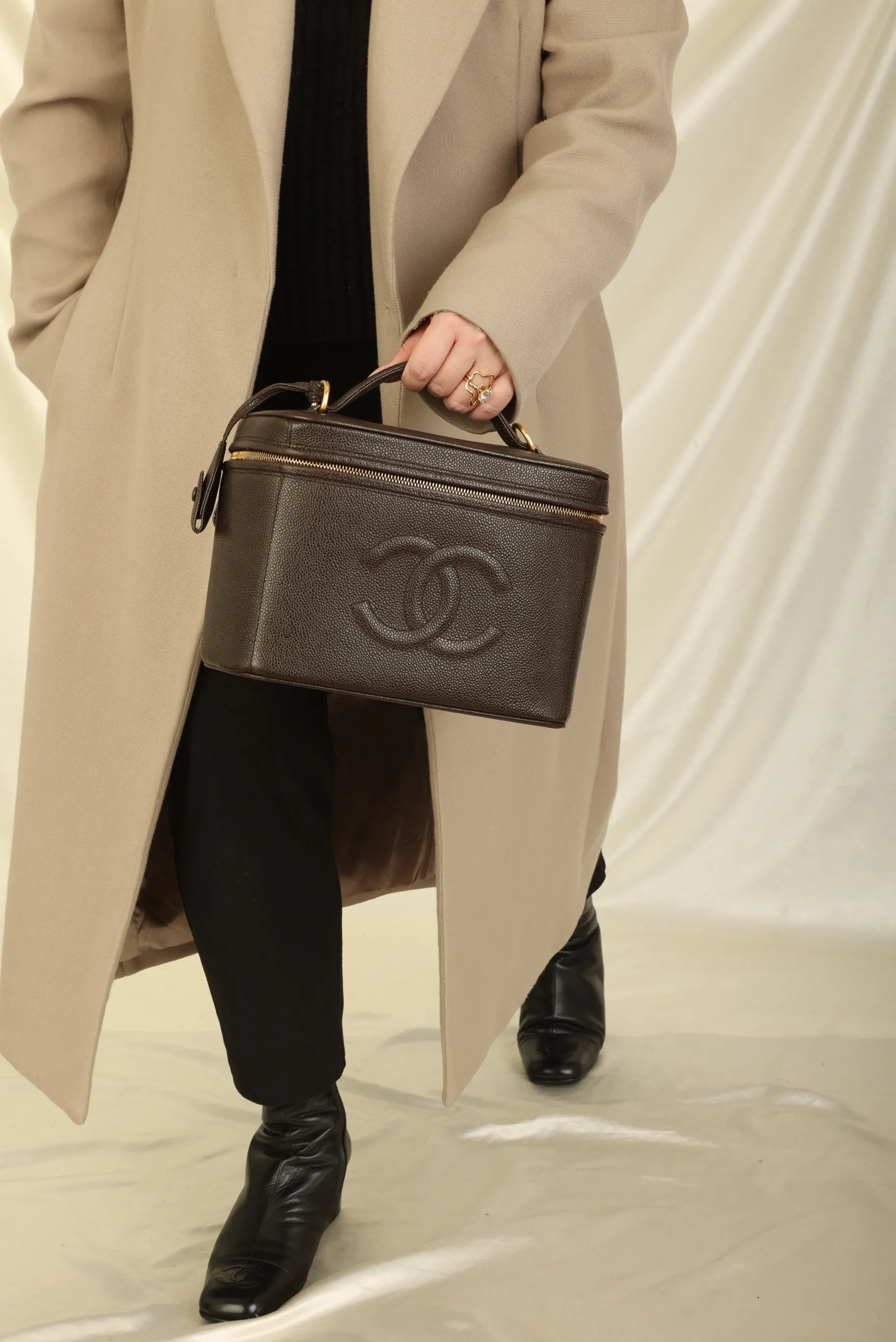 Chanel 1997 Caviar Vanity Case