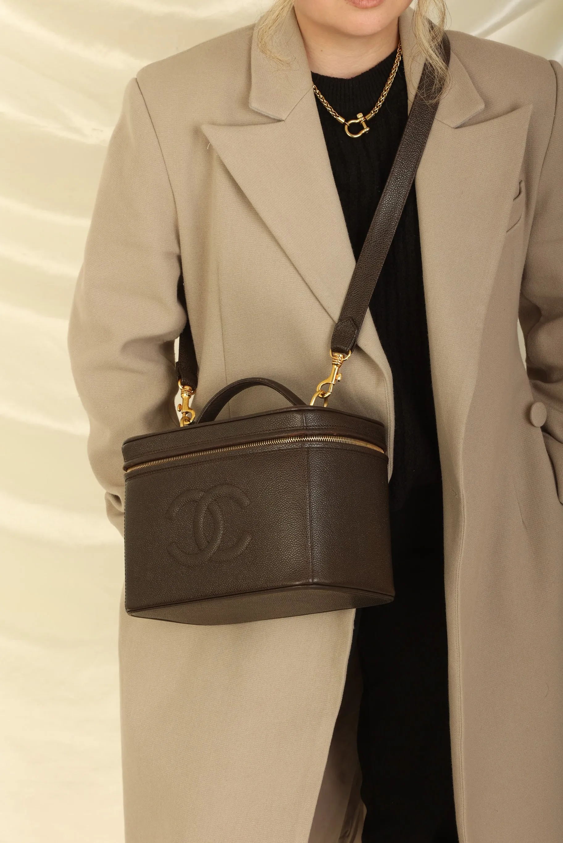 Chanel 1997 Caviar Vanity Case