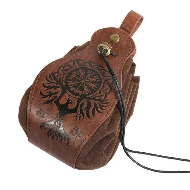Dice Bag, Leather Pouch