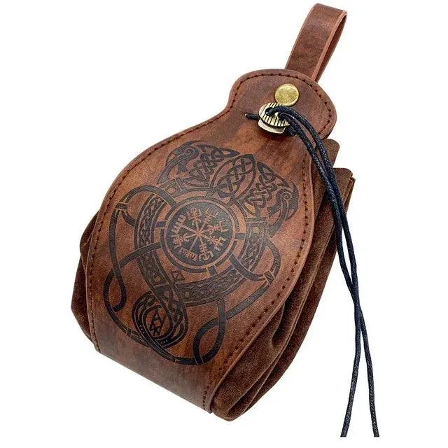 Dice Bag, Leather Pouch