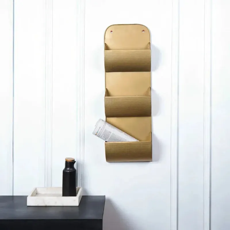 Golden Cascade Handcrafted Wall Mounted Muti-Purpose Holder