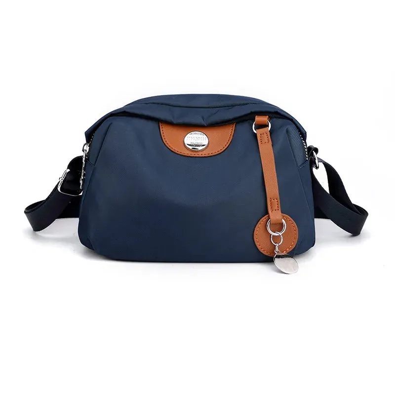 Luxury Modern Women's Waterproof Nylon Pillow Style Crossbody Handbag Purse Large Capacity Female Casual Shoulder Bag
