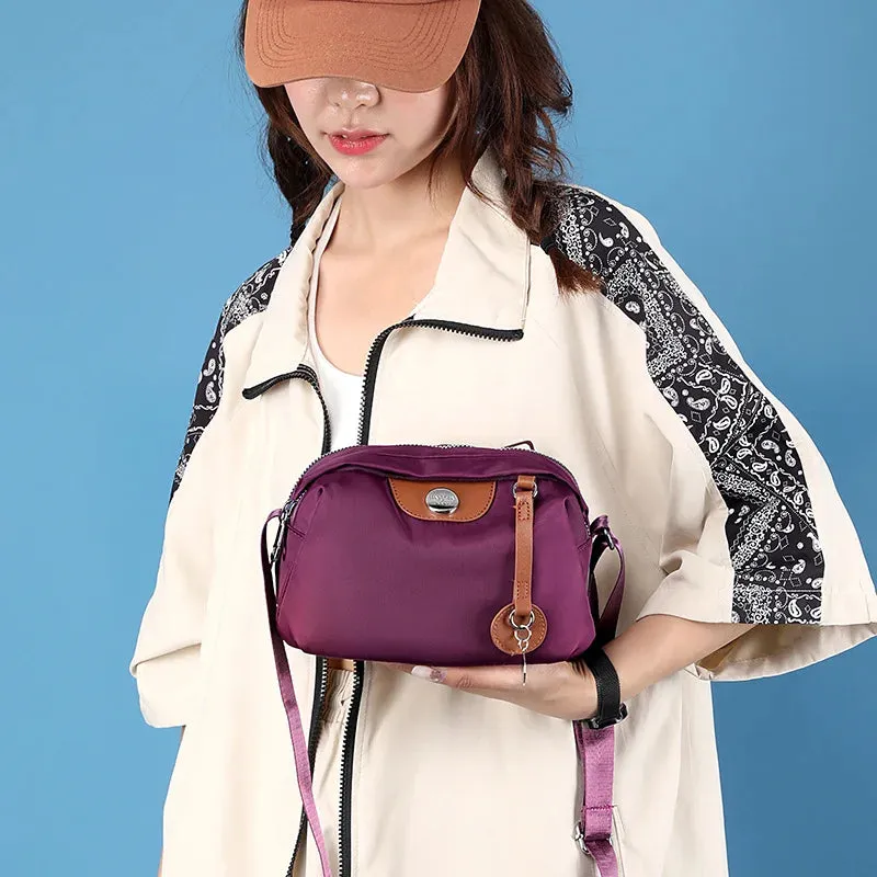 Luxury Modern Women's Waterproof Nylon Pillow Style Crossbody Handbag Purse Large Capacity Female Casual Shoulder Bag