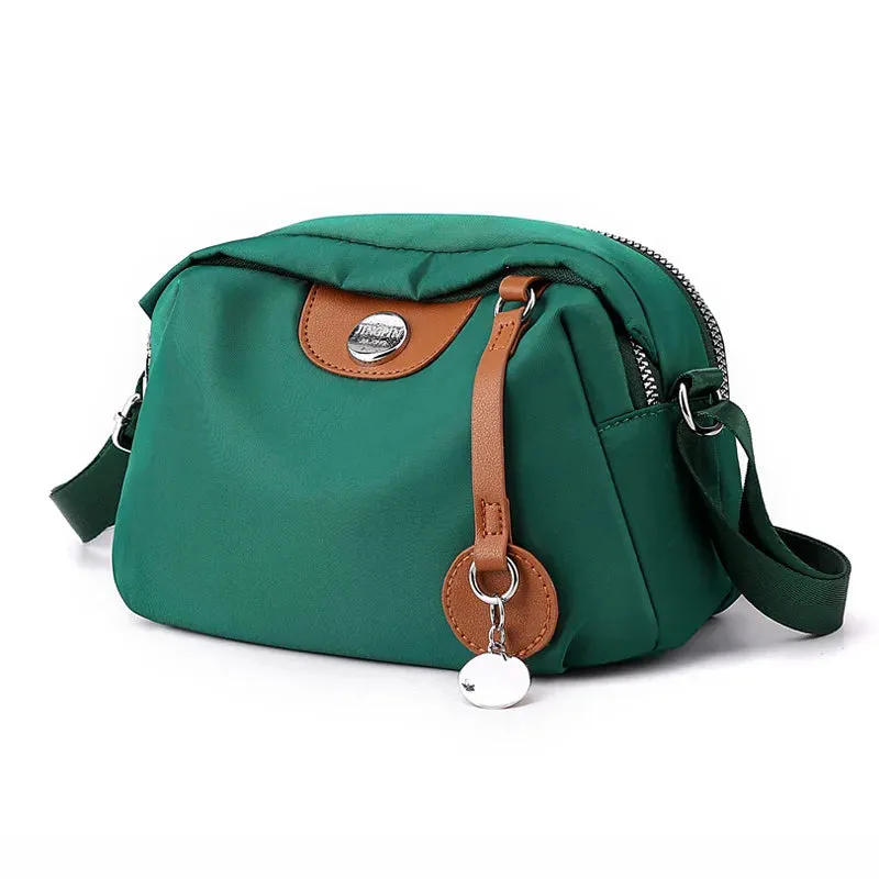 Luxury Modern Women's Waterproof Nylon Pillow Style Crossbody Handbag Purse Large Capacity Female Casual Shoulder Bag