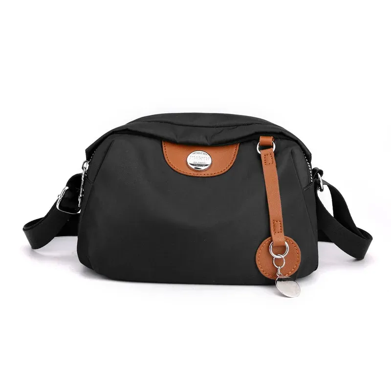 Luxury Modern Women's Waterproof Nylon Pillow Style Crossbody Handbag Purse Large Capacity Female Casual Shoulder Bag