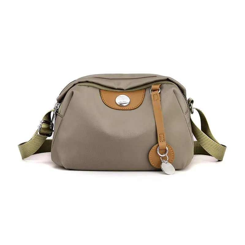 Luxury Modern Women's Waterproof Nylon Pillow Style Crossbody Handbag Purse Large Capacity Female Casual Shoulder Bag