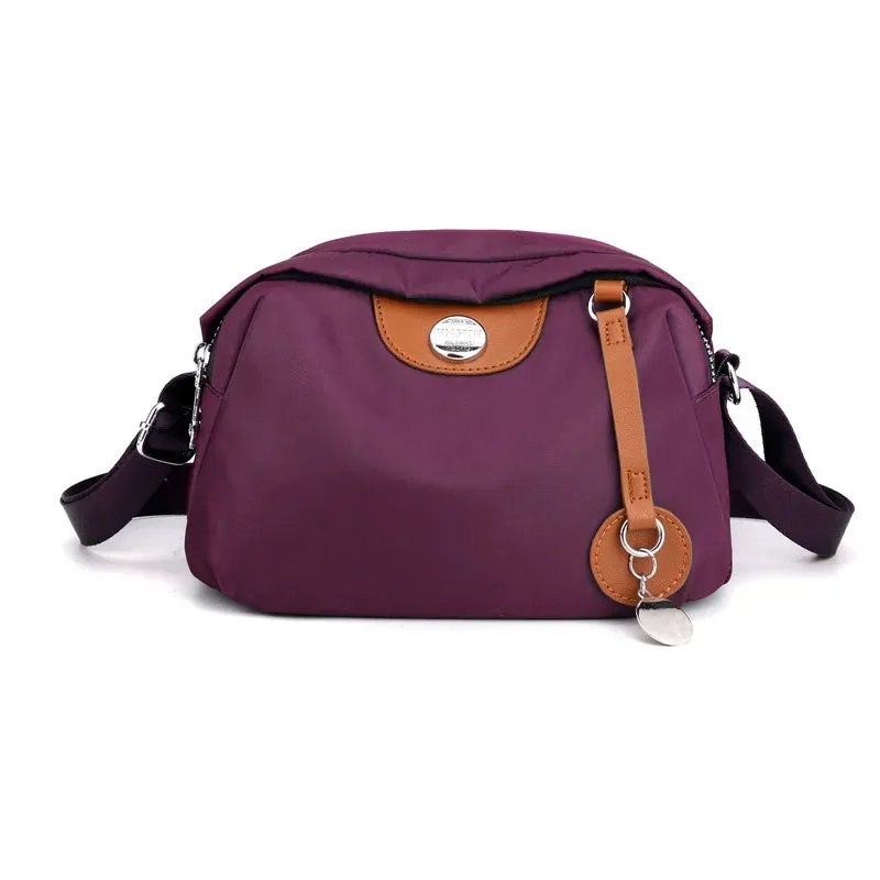 Luxury Modern Women's Waterproof Nylon Pillow Style Crossbody Handbag Purse Large Capacity Female Casual Shoulder Bag