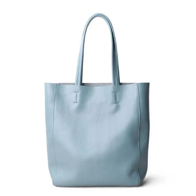 luxury Soft Genuine Leather Women Shoulder Bags Large Capacity