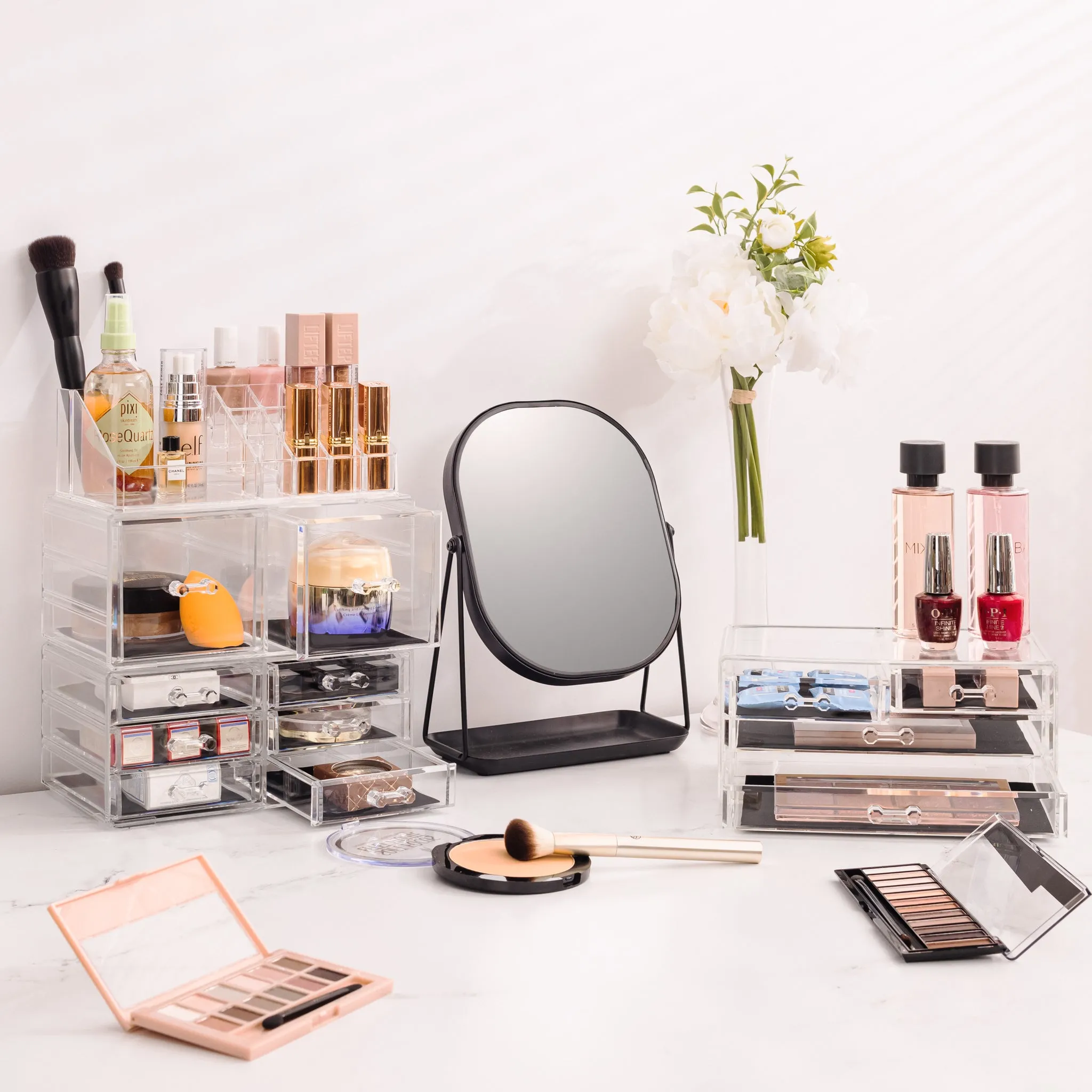 Makeup Organizer Case (12 drawer 4Pc)