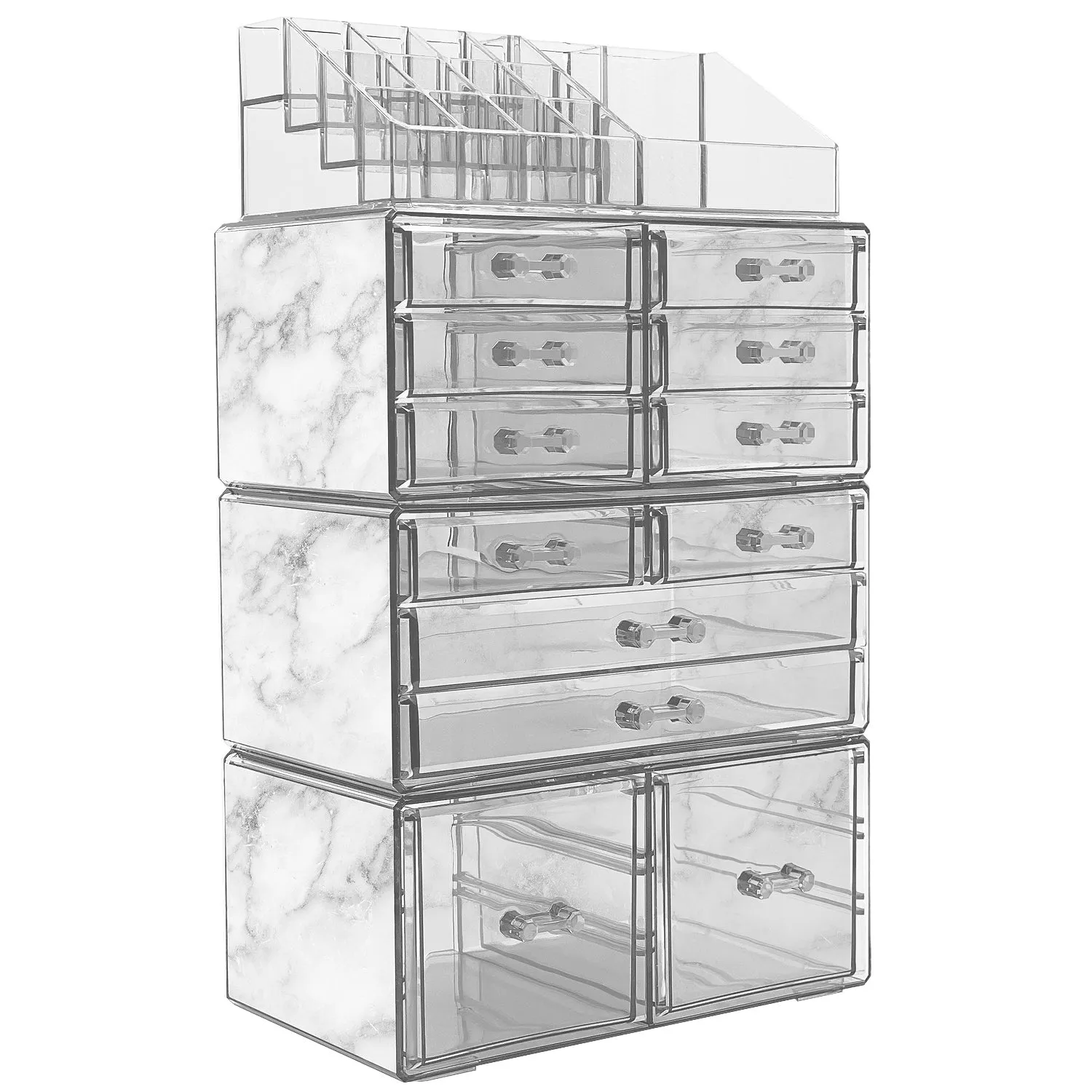 Makeup Organizer Case (12 drawer 4Pc)