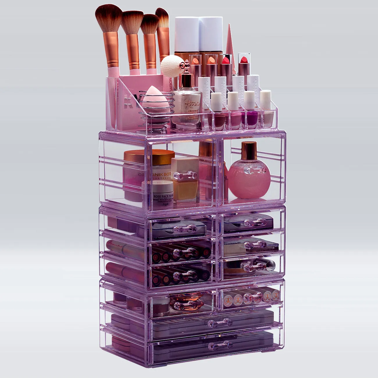 Makeup Organizer Case (12 drawer 4Pc)