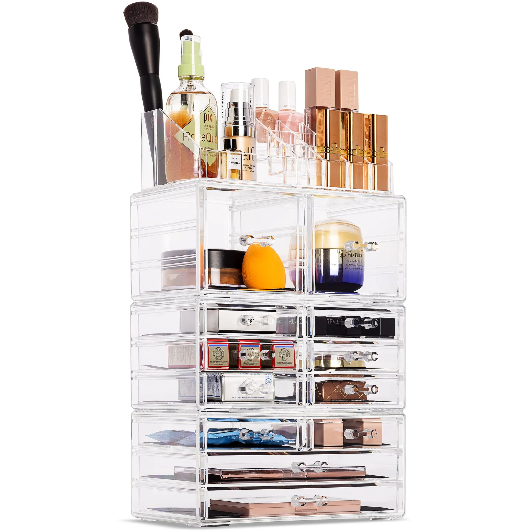 Makeup Organizer Case (12 drawer 4Pc)