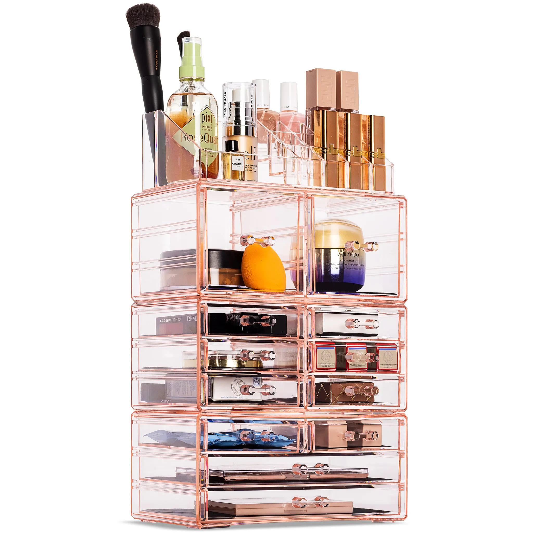 Makeup Organizer Case (12 drawer 4Pc)