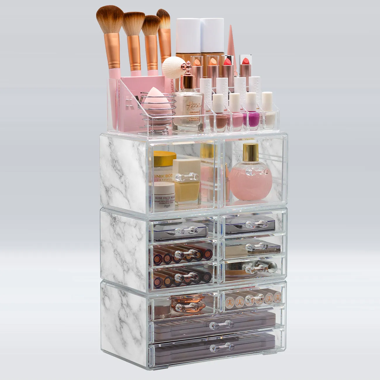 Makeup Organizer Case (12 drawer 4Pc)