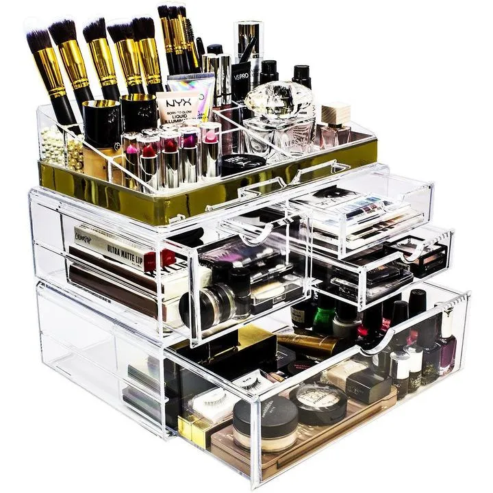 Makeup Organizer Case (4 Drawer 3Pc)
