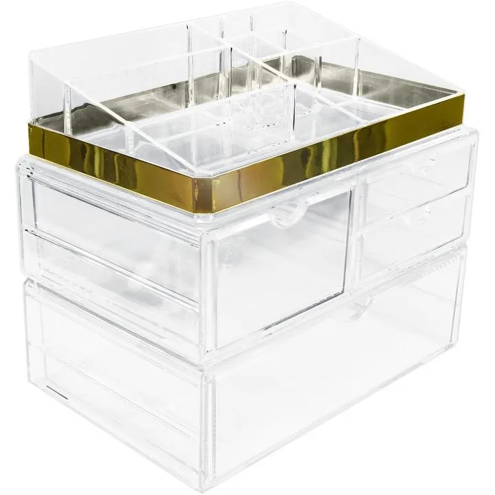 Makeup Organizer Case (4 Drawer 3Pc)