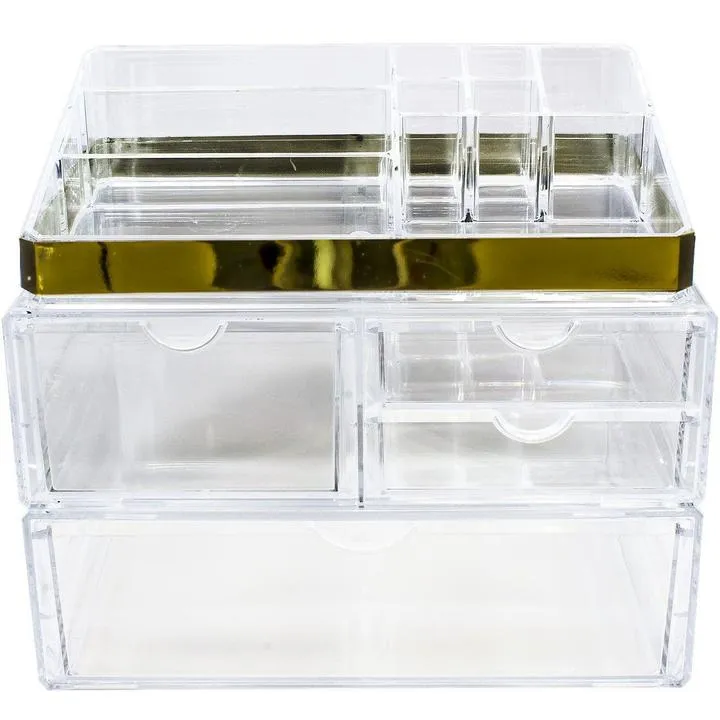 Makeup Organizer Case (4 Drawer 3Pc)