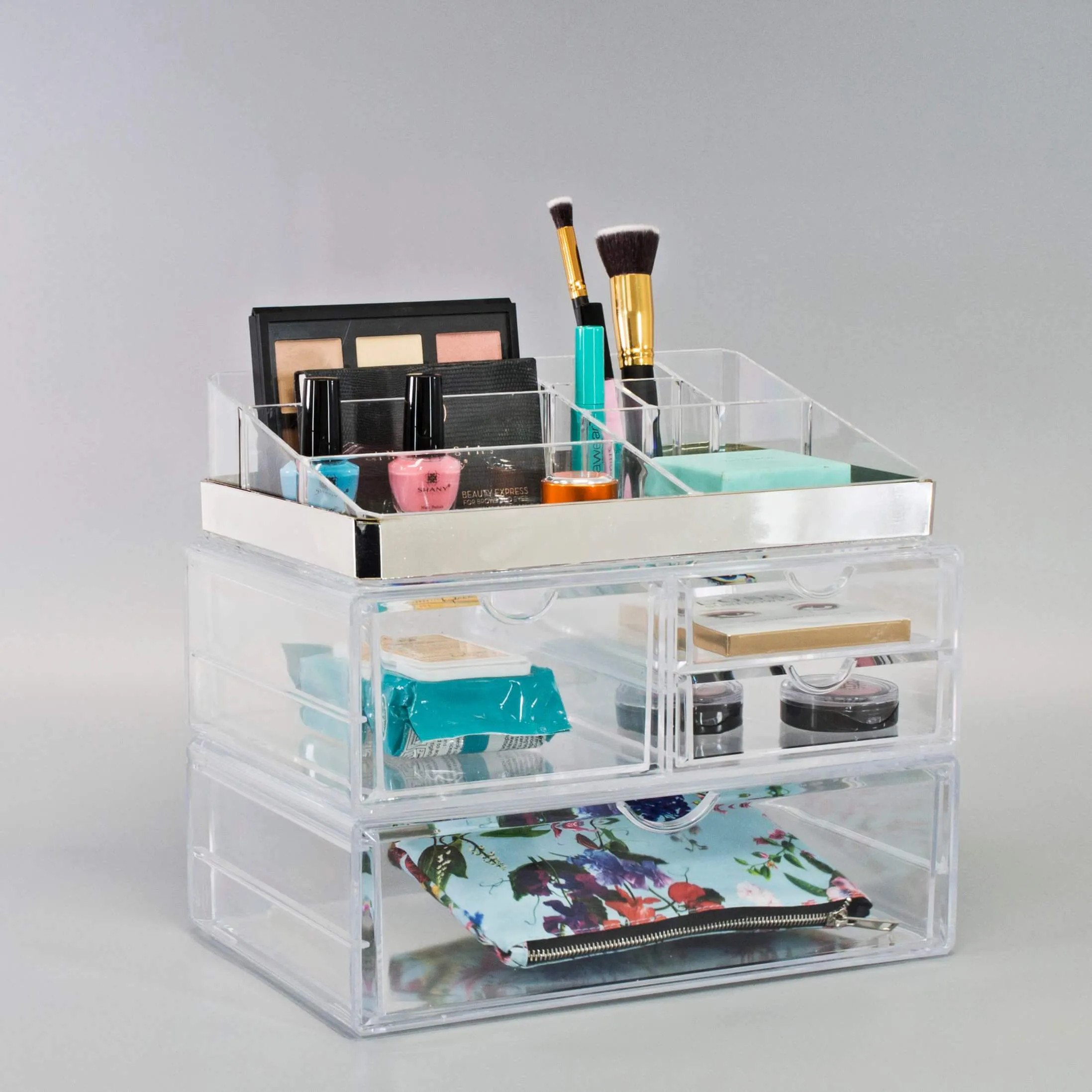 Makeup Organizer Case (4 Drawer 3Pc)