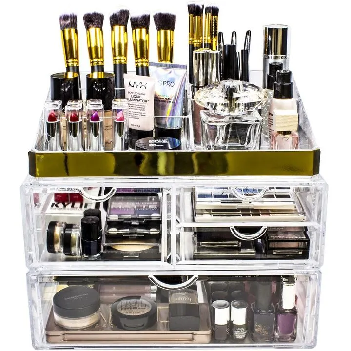 Makeup Organizer Case (4 Drawer 3Pc)