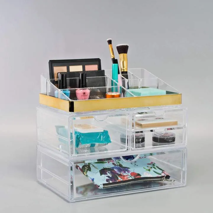 Makeup Organizer Case (4 Drawer 3Pc)