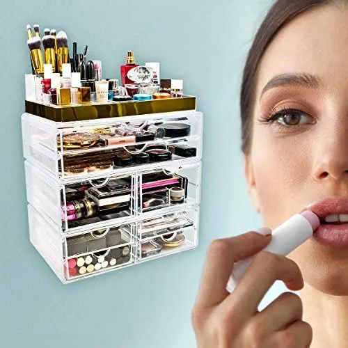 Makeup Organizer Case (8 Drawer 4Pc)