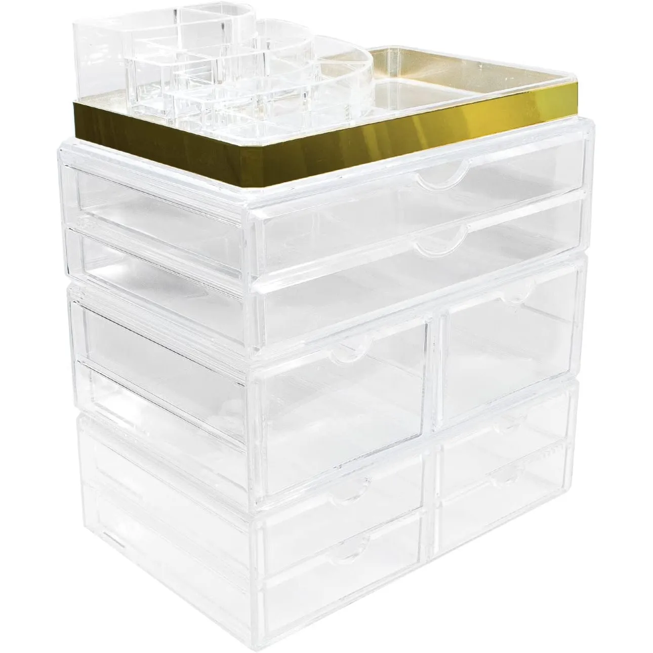 Makeup Organizer Case (8 Drawer 4Pc)