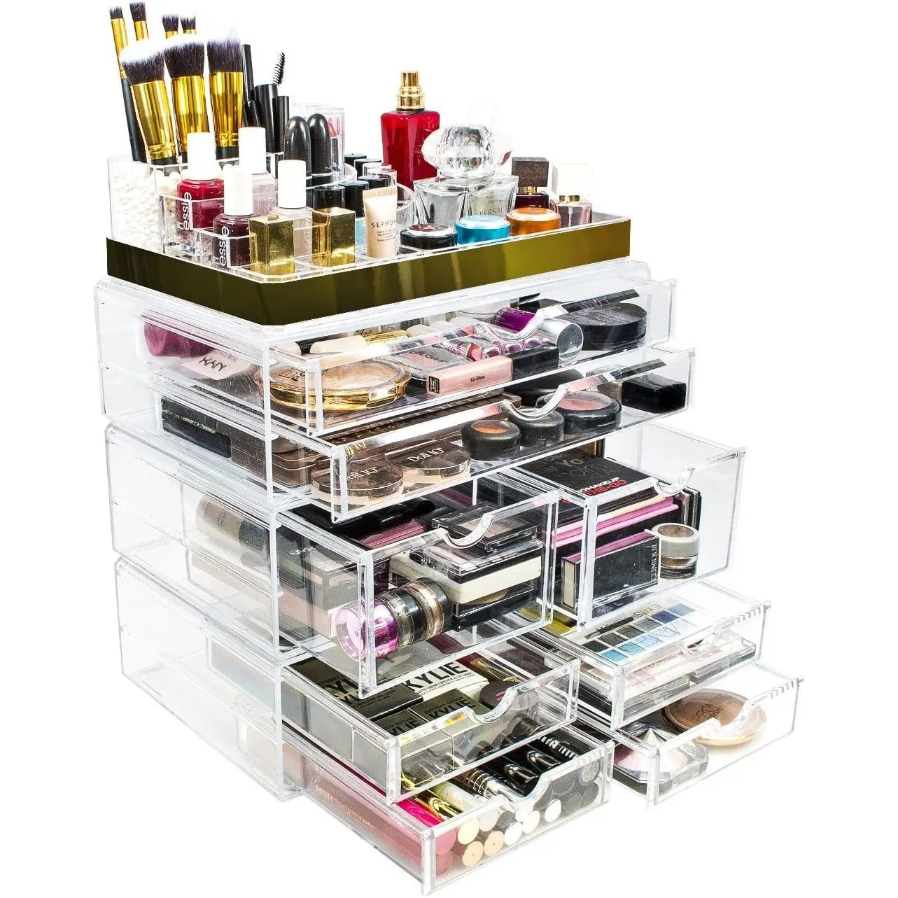 Makeup Organizer Case (8 Drawer 4Pc)