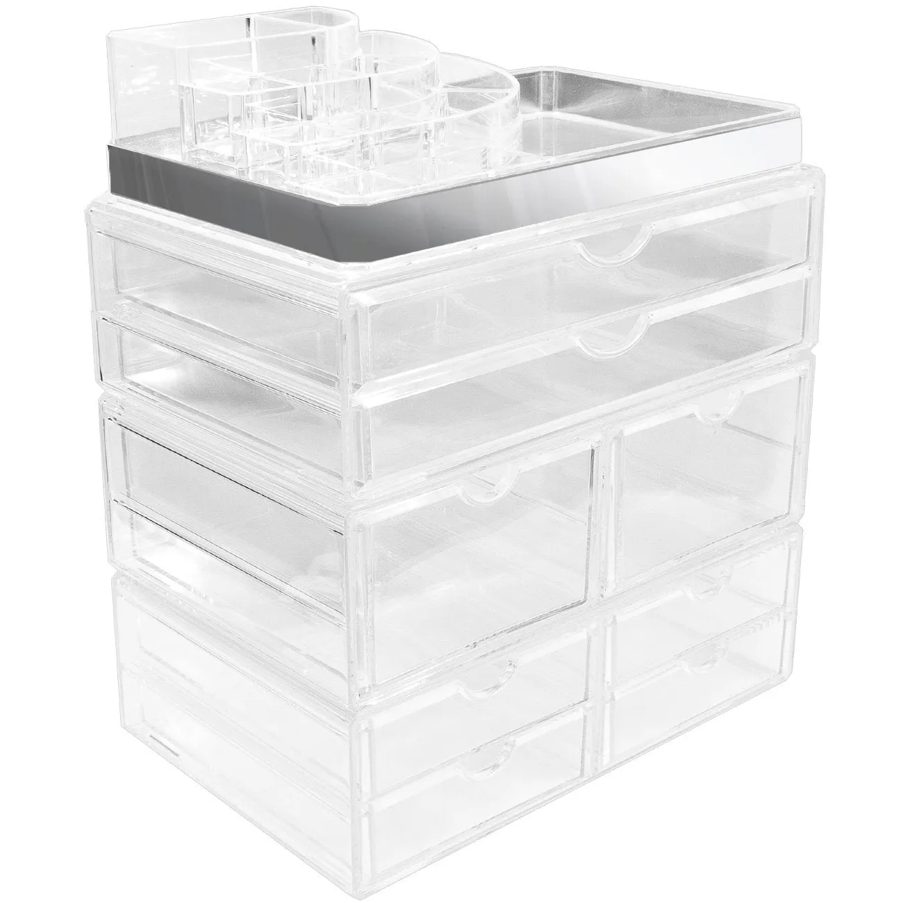 Makeup Organizer Case (8 Drawer 4Pc)
