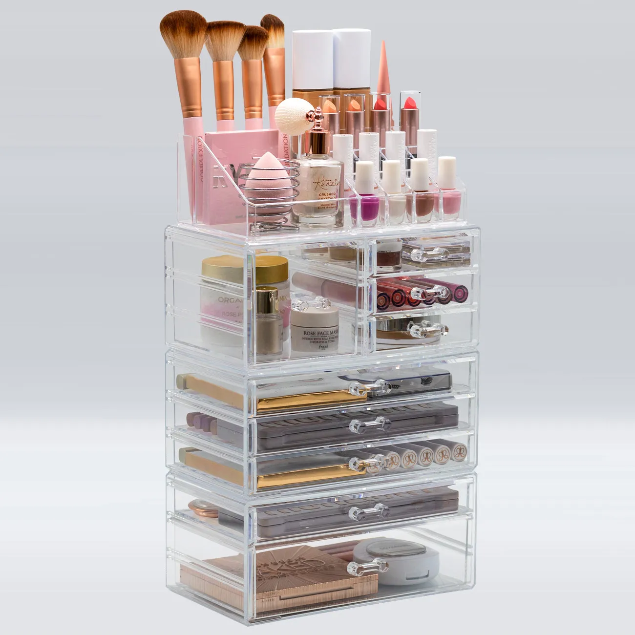 Makeup Organizer Case (9 Drawer 4Pc)