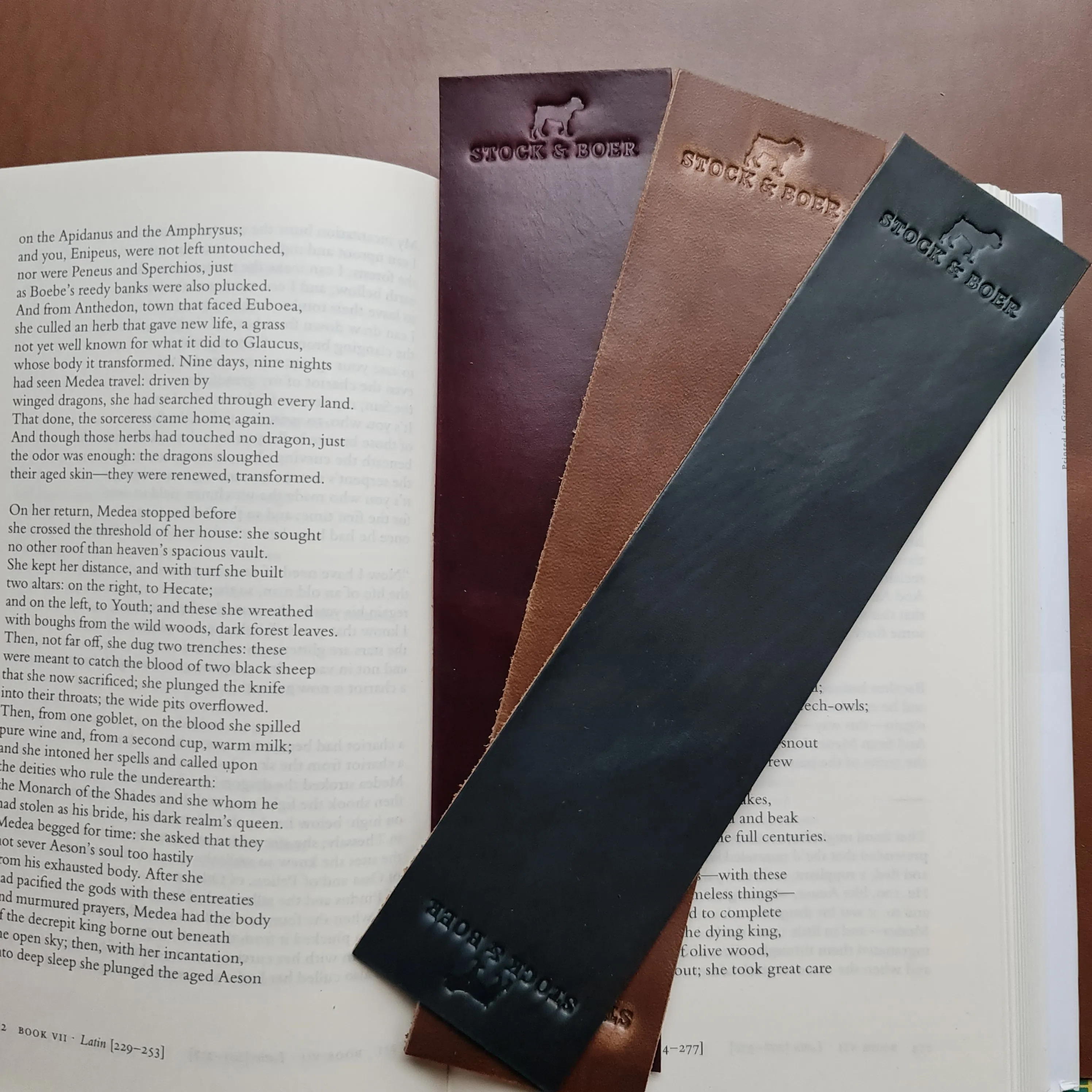 No. 11 RAILMAN Bookmark - Horween Chromexcel