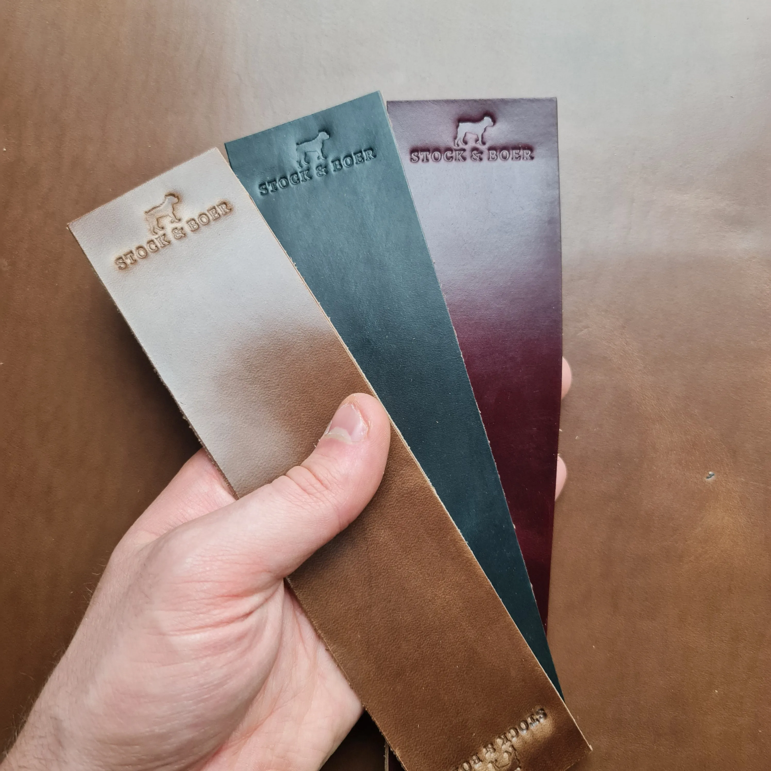 No. 11 RAILMAN Bookmark - Horween Chromexcel
