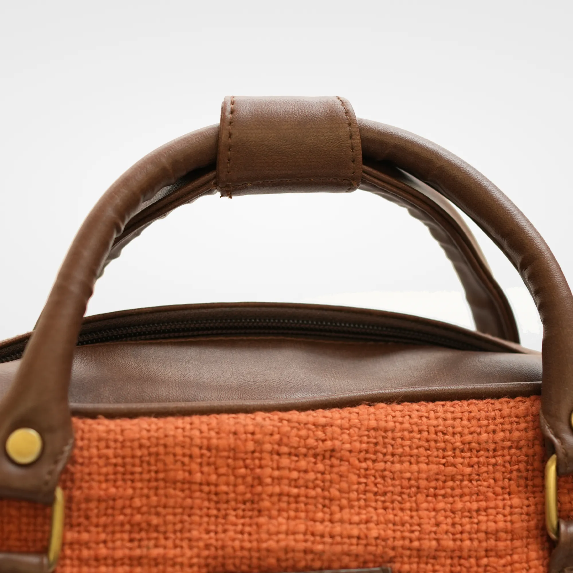 Rust Backpack combo(Includes Backpack,Vanity Pouch and Glass case)