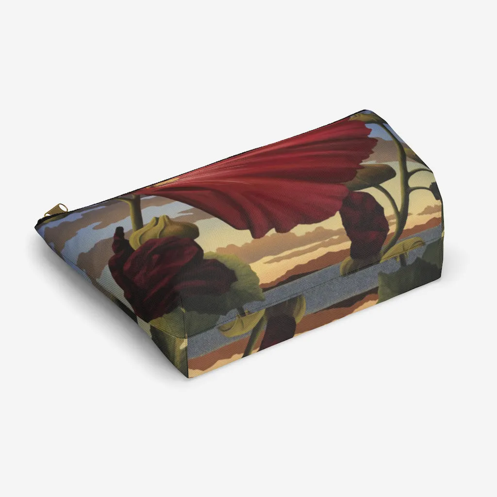 Sage Ocean Bloom Accessory Pouch
