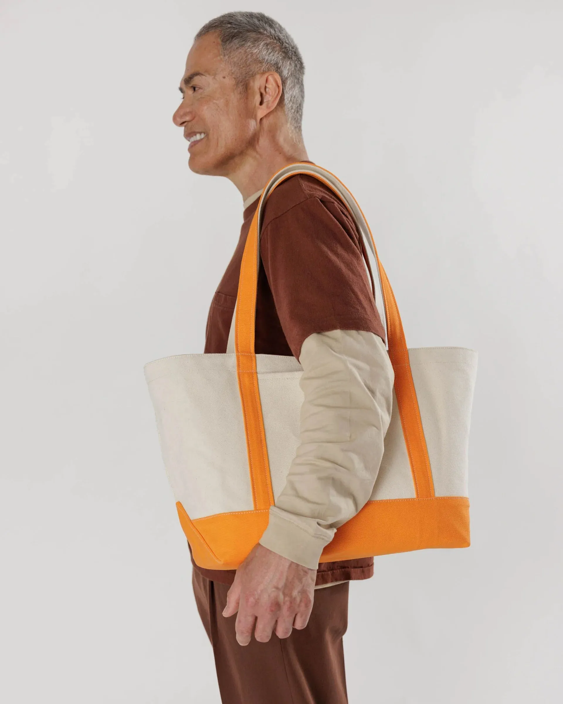 Tangerine Medium Canvas Tote
