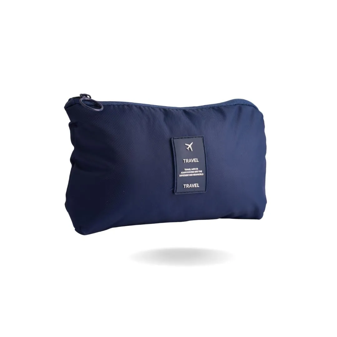TRAVEL-READY COSMETIC POUCH