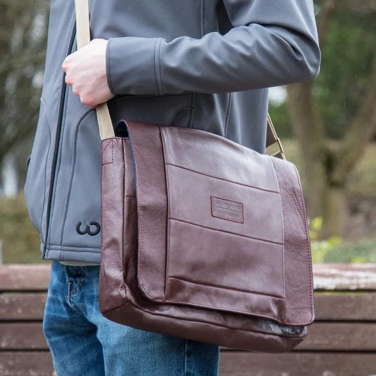 Upcycled Carry-On Messenger Bag