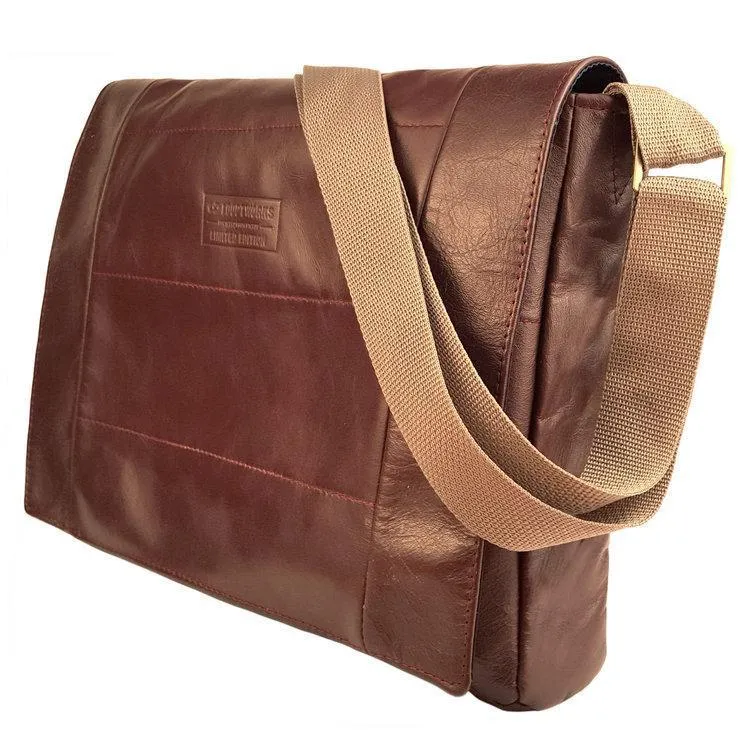 Upcycled Carry-On Messenger Bag
