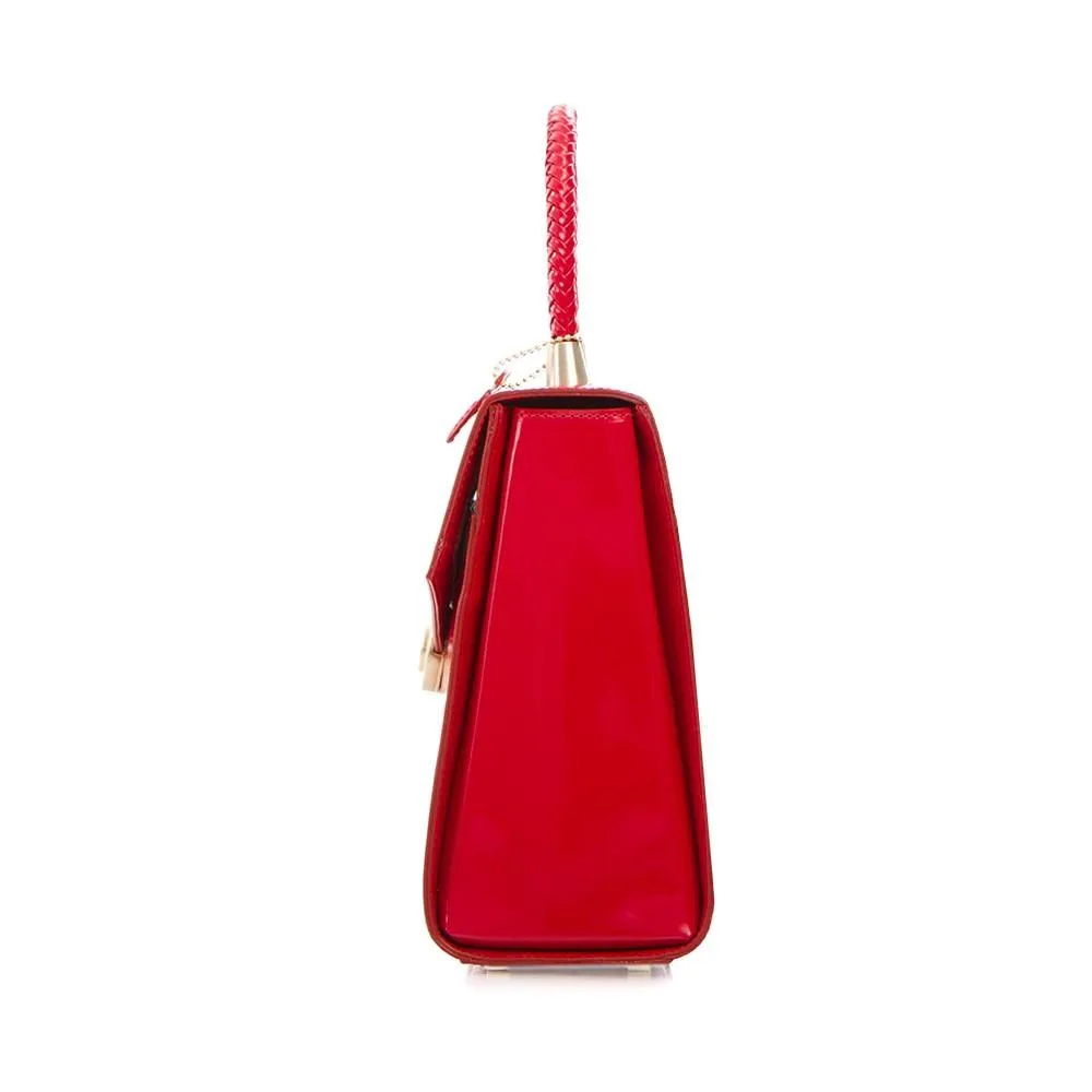 Yorkville Patent Small Arm Bag - Purple